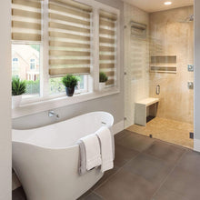 Load image into Gallery viewer, CHICOLOGY Free-Stop Cordless Zebra Roller Shades