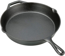 Load image into Gallery viewer, OZARK Trail 3 Piece Cast Iron Skillet Set with Griddle Made of Durable cast Iron That Will Last for Generations