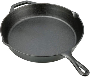 OZARK Trail 3 Piece Cast Iron Skillet Set with Griddle Made of Durable cast Iron That Will Last for Generations