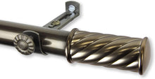 Load image into Gallery viewer, Rod Desyne Grip Curtain Rod 3/4 inch Dia Single Set