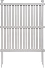 Load image into Gallery viewer, Zippity Outdoor Products ZP19008 Wilmington Vinyl Privacy Screen, 36" x 48" White , 2- Pack
