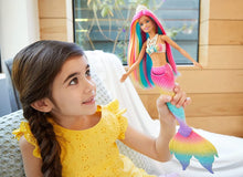 Load image into Gallery viewer, Barbie Dreamtopia Rainbow Magic Mermaid Doll with Rainbow Hair and Water-Activated Color Change Feature, Gift for 3 to 7 Year Olds
