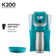 Load image into Gallery viewer, Keurig 2.0 K200 Plus Series Single Serve Plus Coffee Maker Brewer Turquoise