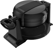 Load image into Gallery viewer, BLACK+DECKER Rotating Waffle Maker, Black, WMD200B