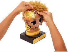 Load image into Gallery viewer, L.O.L. Surprise O.M.G. Styling Head Royal Bee with Stick-On Hair for Endless Styles