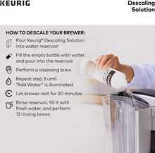 Load image into Gallery viewer, Keurig Brewer Cleaner Includes 14 oz. Descaling Solution, Compatible Classic/1.0 &amp; 2.0 K-Cup Pod Coffee Makers