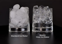 Load image into Gallery viewer, NewAir Countertop Clear Ice Maker Machine, Makes 40 lbs of Ice, Portable Stainless Steel, ClearIce40