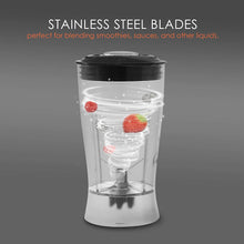 Load image into Gallery viewer, Elite Cuisine EPB-9632 Personal Single Serve Blender, 14 Oz., For Shakes &amp; Smoothies, Black