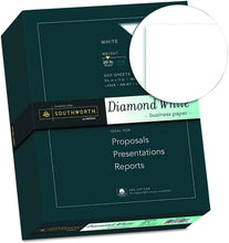 Load image into Gallery viewer, Southworth Diamond White Business Paper, White, 24 Pounds, 500 Count (31-224-10)