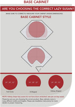 Load image into Gallery viewer, Rev-A-Shelf Kidney Shaped Lazy Susan for Kitchen Corner Base Cabinets