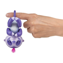 Load image into Gallery viewer, Fingerlings Baby Sloth - Marge (Purple) -  Interactive Baby Pet - by WowWee