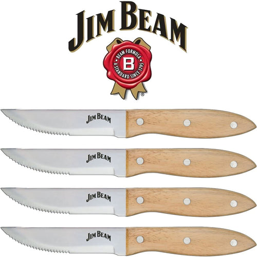 Jim Beam Steak Knife Set (4 Pack), JB0165, 10