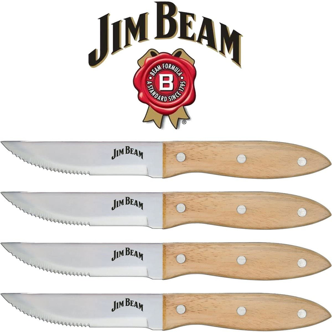 Jim Beam Steak Knife Set (4 Pack), JB0165, 10