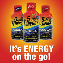 Load image into Gallery viewer, 5-hour ENERGY Shot, Regular Strength Berry, 1.93 oz, 10 Pack