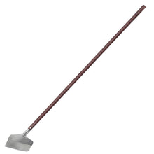 Load image into Gallery viewer, Nisaku NJP2520 Long Sidewalk and Garden Weeder and Sweeper, Authentic Tomita (Est. 1960) Japanese Stainless Steel, Blade Width-7.25", Polished 51" Wood Handle