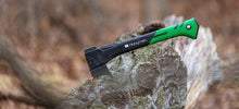Load image into Gallery viewer, Hooyman Hatchet with Heavy Duty Construction, V Grind Blade, Ergonomic No-Slip Handle and Sheath for Gardening, Hunting, Dressing and Outdoor