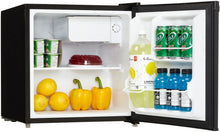 Load image into Gallery viewer, Danby DCR016C1BDB Compact Refrigerator/Freezer, 1.6 Cubic Feet, Black