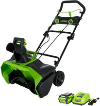 Load image into Gallery viewer, Greenworks Cordless Snow Thrower