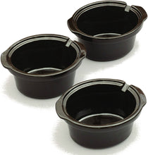 Load image into Gallery viewer, BELLA 14484 (3 x 2.5-Quart) Triple Slow Cooker with Lid Rests, Stoneware Pots, Serving Spoons and Bella Slow Cooker Recipe Book