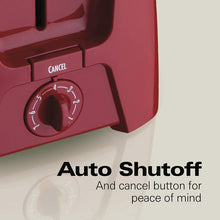 Load image into Gallery viewer, Hamilton Beach 2 Slice Extra-Wide Slot Toaster with Shade Selector