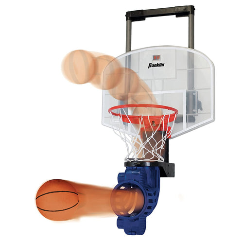 Franklin Sports Over The Door Mini Basketball Hoop With Rebounder and Automatic Ball Return
