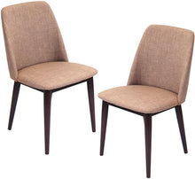 Load image into Gallery viewer, Tintori Medium Brown Modern Dining Chair Set of 2