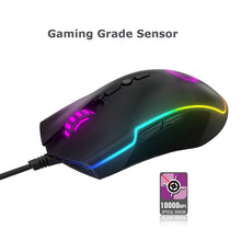 Load image into Gallery viewer, Cooler Master CM310 Gaming Mouse with Ambidextrous Grips, 10000 DPI Optical Sensor, and RGB Illumination