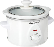 Load image into Gallery viewer, Brentwood Slow Cooker, 1.5 Quart, White