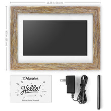 Load image into Gallery viewer, Aluratek (ADPFD10F) 10 inch Digital Photo Frame with Auto Slideshow, Distressed Wood Border, 1024 x 600, 16: 9 Aspect Ratio, Wall Mountable