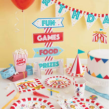 Load image into Gallery viewer, Circus Carnival Rectangular Plastic Table Cover
