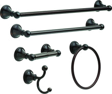Load image into Gallery viewer, Delta Faucet 138030, Bathroom Accessories, Crestfield 18 in. Towel Rack, Spotshield Venetian Bronze