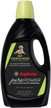 Load image into Gallery viewer, Rug Doctor Pure Stain &amp; Odor Carpet Cleaner, 64 oz. Pro-Enzymatic Formula, Safe &amp; Effective, No Compromise Powerful, Biobased Cleaning Solution Removes Pet Stains, Odor, Deters R, Black