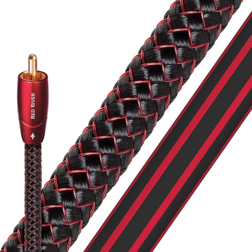 AudioQuest Red River RCA Male to RCA Male Cables (PVC) - 6.56 ft. (2m) - 2-Pack