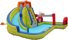 Load image into Gallery viewer, BANZAI Inflatable Water Park with Slide and Pool