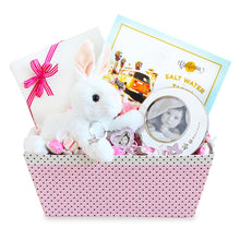 Load image into Gallery viewer, California Delicious Welcome Bunny &amp; Picture Frame Gift Set for Baby