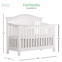 Load image into Gallery viewer, Evolur Fairbanks 5-in-1 Convertible Crib