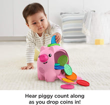 Load image into Gallery viewer, Fisher-Price Laugh &amp; Learn Count &amp; Rumble Piggy Bank