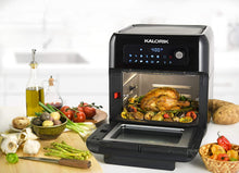 Load image into Gallery viewer, Kalorik AFO 44880 BK 6 QT XL Air Fryer Oven With 13 in 1 Cooking Options, 20 Recipes and 9 Accessories Including Rotisserie