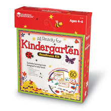 Load image into Gallery viewer, Learning Resources All Ready for Kindergarten Readiness Kit, Reading, Vocab, Handwriting Helper, Ages 4+