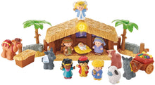 Load image into Gallery viewer, Fisher-Price Little People Christmas Story Brown, Blue, Green, 12 months