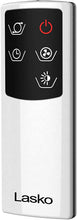 Load image into Gallery viewer, Lasko AC615 Portable Electric Oscillating Stand Up Bladeless Tower Fan with Remote Control for Indoor, Bedroom and Home Office Use, 36.1 inch, Gray/Silver
