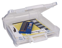 Load image into Gallery viewer, ArtBin Essentials Storage Box with Handle- 12 by 12-Inch Art Craft Storage Container, Clear, 6913AB