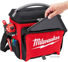 Load image into Gallery viewer, Milwaukee Electric Tool 48-22-8250 Sided Jobsite Cooler, Polyester, 11.1" x 13.77" 14.96" H, 3, 5 Pockets