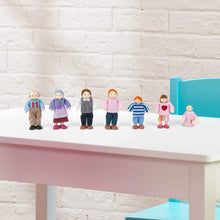 Load image into Gallery viewer, Kidkraft Doll Family of 7 Multi, 4" H dolls