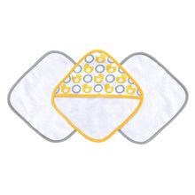 Load image into Gallery viewer, JJ Cole Washcloth and Bath Mitt Set