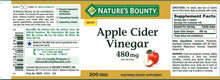 Load image into Gallery viewer, Nature's Bounty Cider Vinegar Tablets