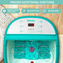 Load image into Gallery viewer, Foot Spa Bath Massager with Heat - Feet Soaking Tub Features 6 Shiatsu Massage Rollers, Rotting Callus Remover, Adjustable Time &amp; Temperature - Stress Relief for Fatigue and Tired Feet