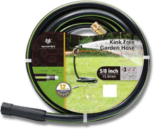 Load image into Gallery viewer, Worth Garden 3/4 Water Hose - Durable Non Kinking Garden Hose - PVC Material with Brass Hose Fittings - Flexible Hose for Household and Professional Use
