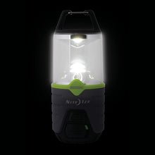 Load image into Gallery viewer, Nite Ize Radiant 300 Rechargeable Lantern, 300 Lumen Lantern With USB Recharging Cord + Power Bank, For Camping Or Emergency Preparedness