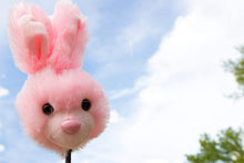 Load image into Gallery viewer, ReTrak Retractable Animalz Tangle-Free, Volume Limiting (85 dB) Over Ear Headphones for Kids, Pink Bunny (ETAUDFBNY)